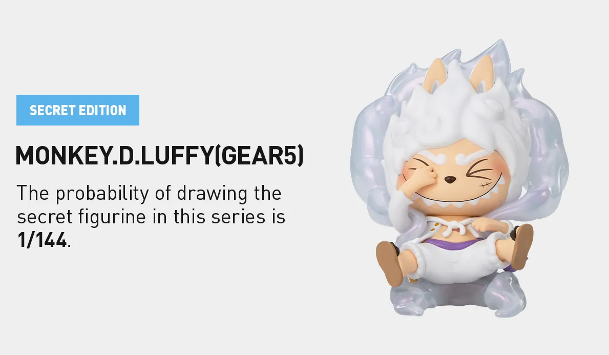 THE MONSTERS x One Piece Monkey.D.Luffy (GEAR5) Chase / Secret - photo 3