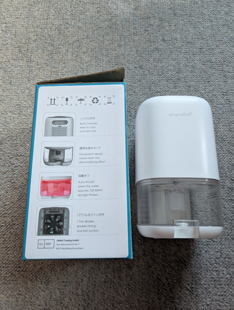 TABYIK 35 OZ Small Dehumidifier - White - photo 4