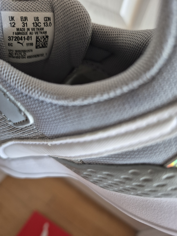 Puma Baby Kids Sports Running Shoes Grey Size 13C - photo 2