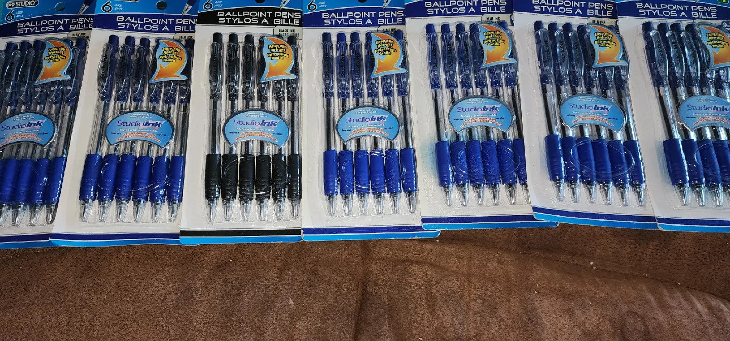 Studio Ink Ballpoint Pens, 6-Pack thumbnail