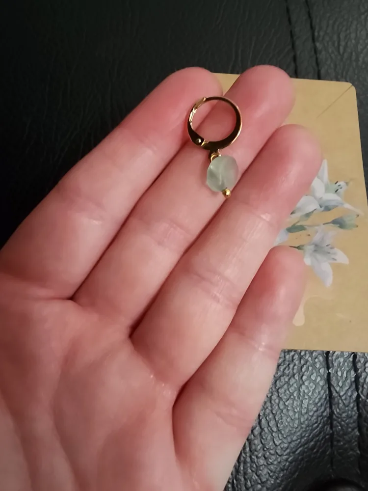 Cute Jade Earings image indicator(3)