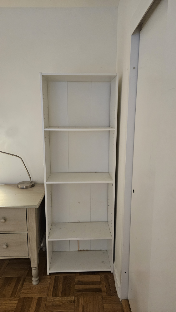 White Bookshelf