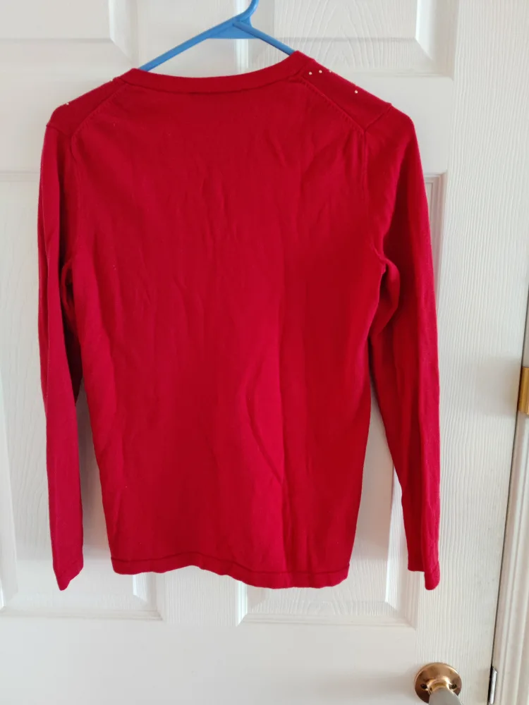 Tommy Hilfiger Red Sweater - Size S image indicator(3)