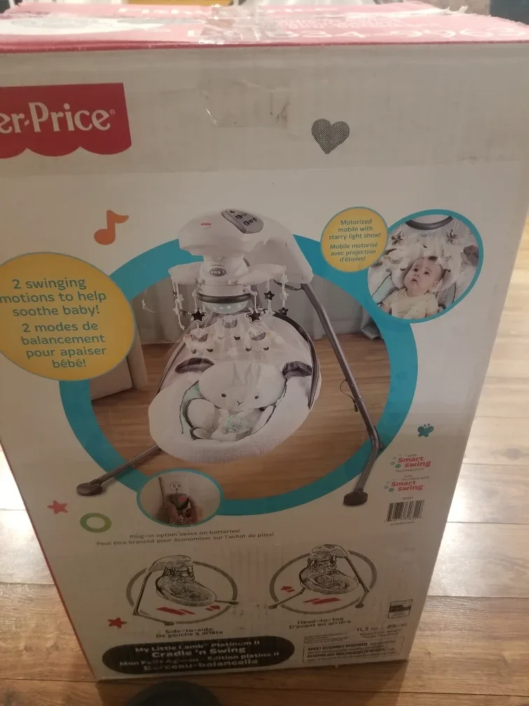 Fisher-Price Cradle 'n Swing - Like New! image indicator(2)