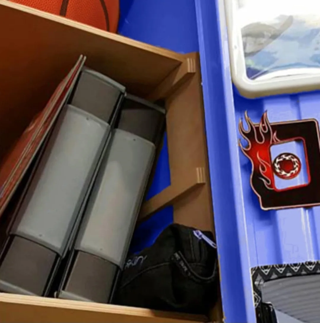 ECOshelf Adjustable Locker Organizer – Heavy-Duty Wood Shelf image indicator(5)