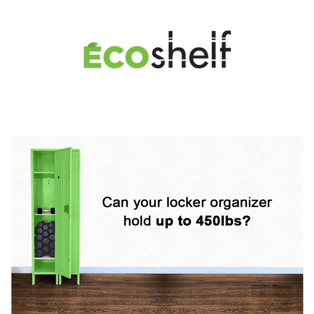 ECOshelf Adjustable Locker Organizer – Heavy-Duty Wood Shelf image indicator(6)
