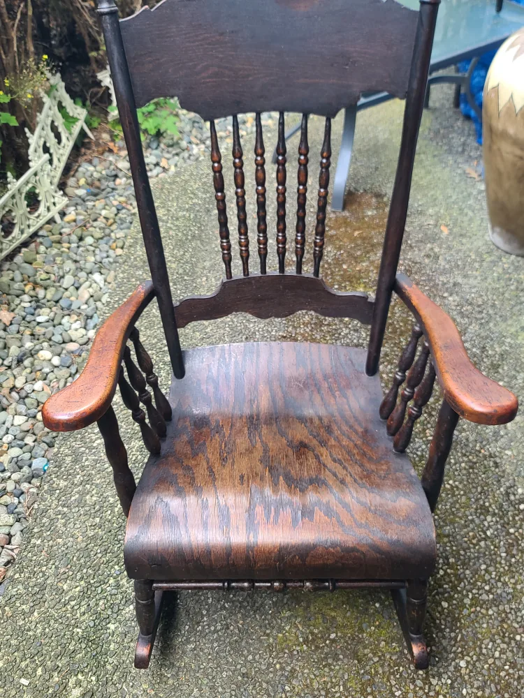 Antique Wooden Rocking Chair