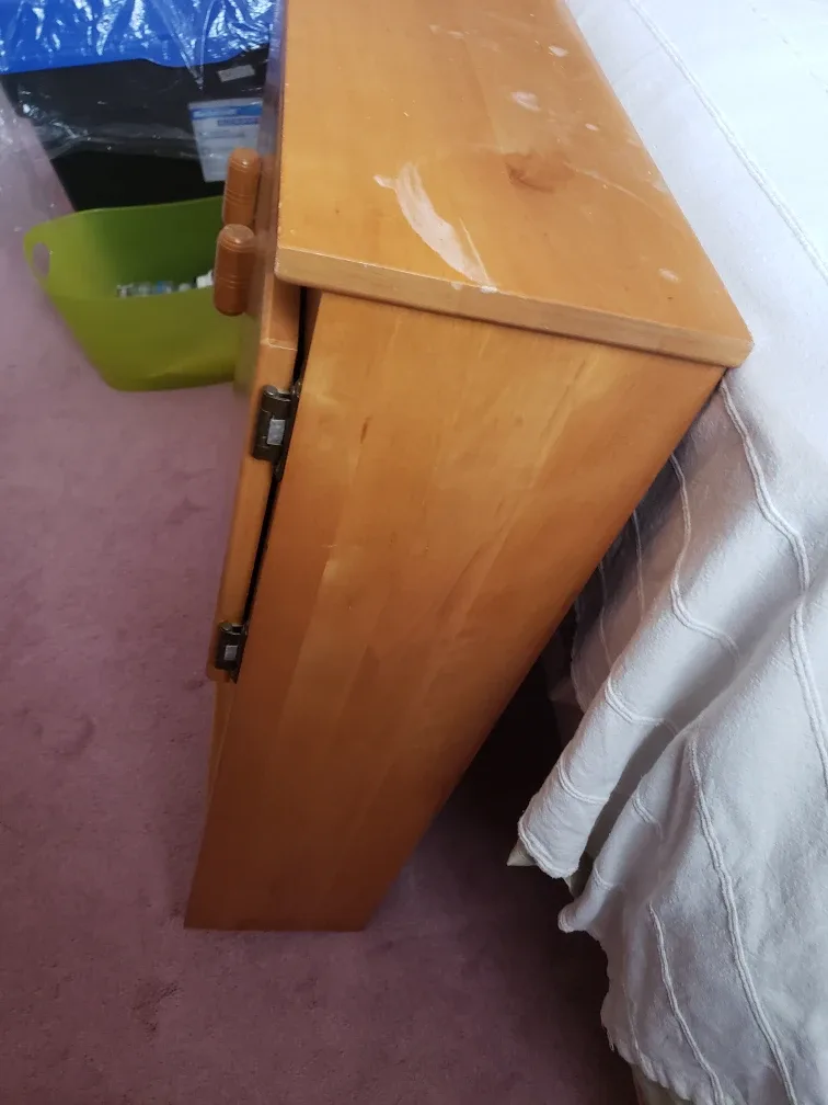 Wooden Bedside Cabinet with Storage with bonus gift image indicator(7)