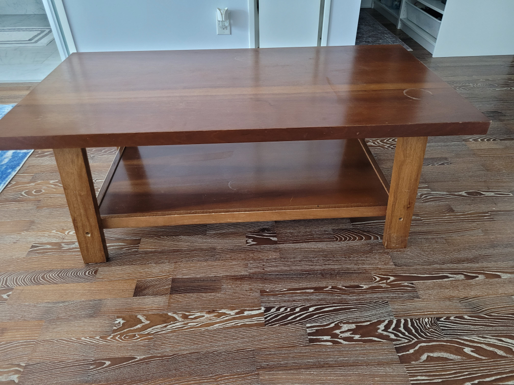 Wooden Coffee Table -  with 2 additional side tables incl.
