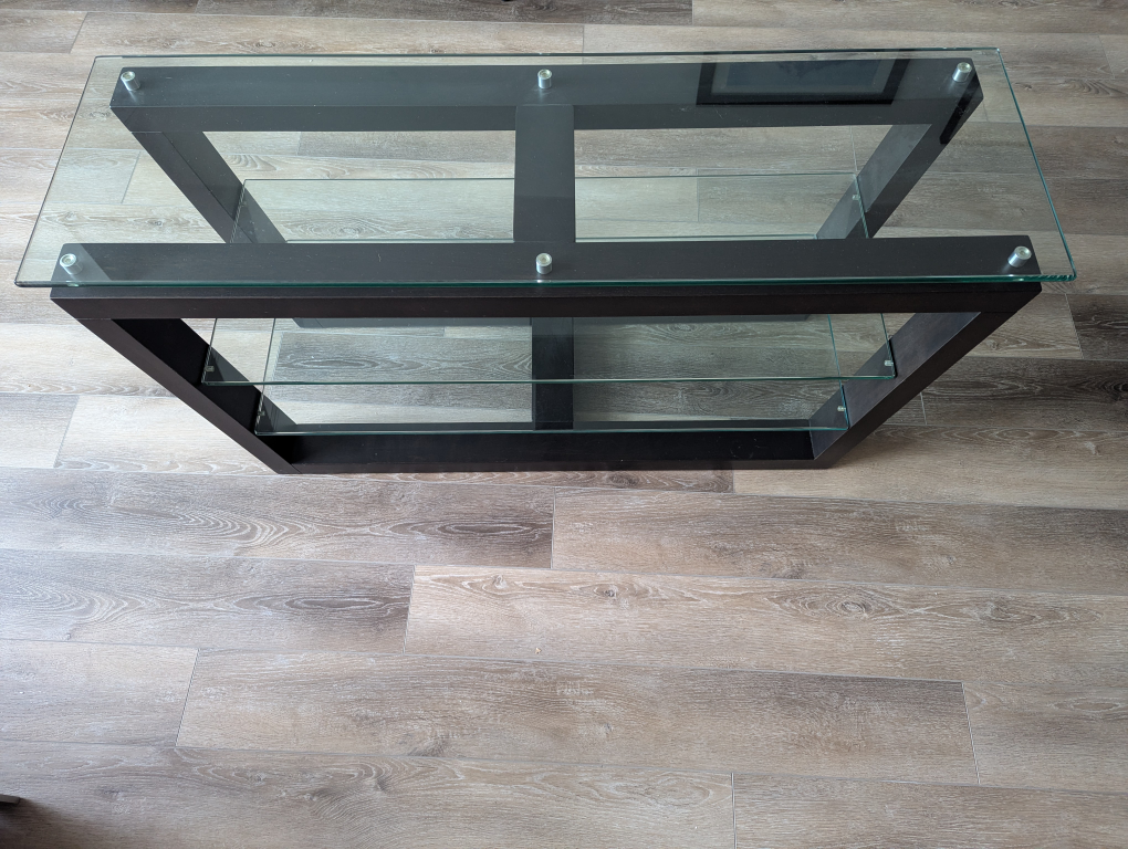 Glass Top TV/Coffee Table