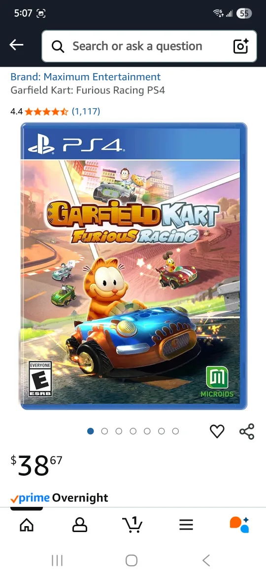 Garfield Kart Furious Racing PS4