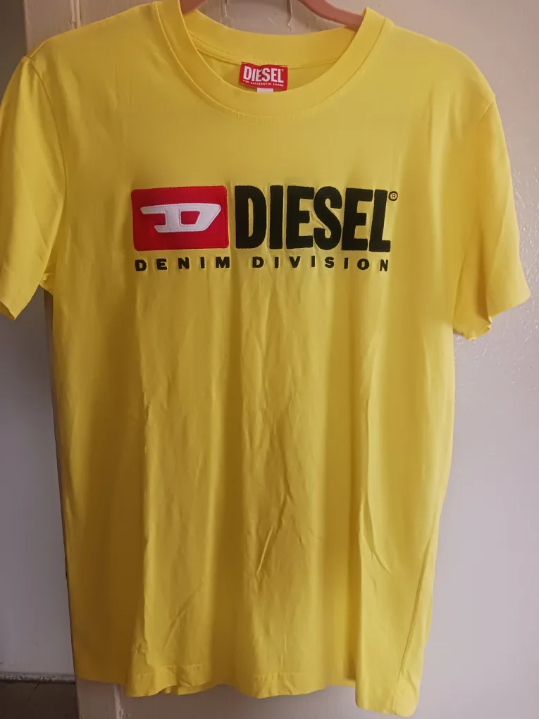 🧡 bingo Diesel Denim Division Yellow T-Shirt thumbnail