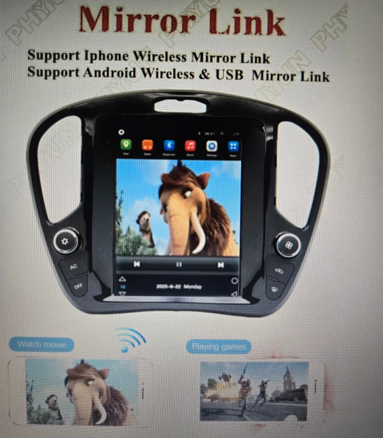 Nissan Juke/Infiniti ESQ Car Stereo Radio image indicator(3)