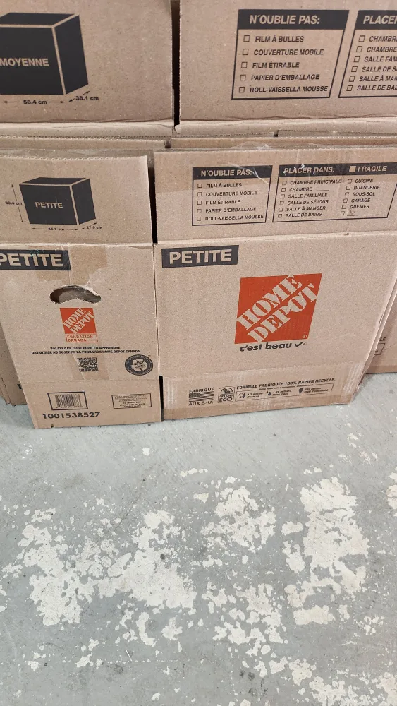 Home Depot Moving Boxes - Small, Medium, Large thumbnail