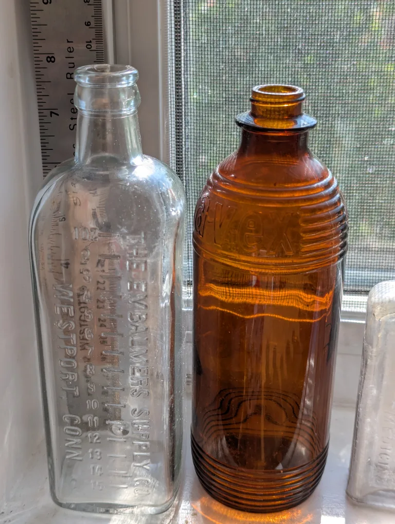 Antique Glass Bottles Collection $7 or $50 for all image indicator(3)
