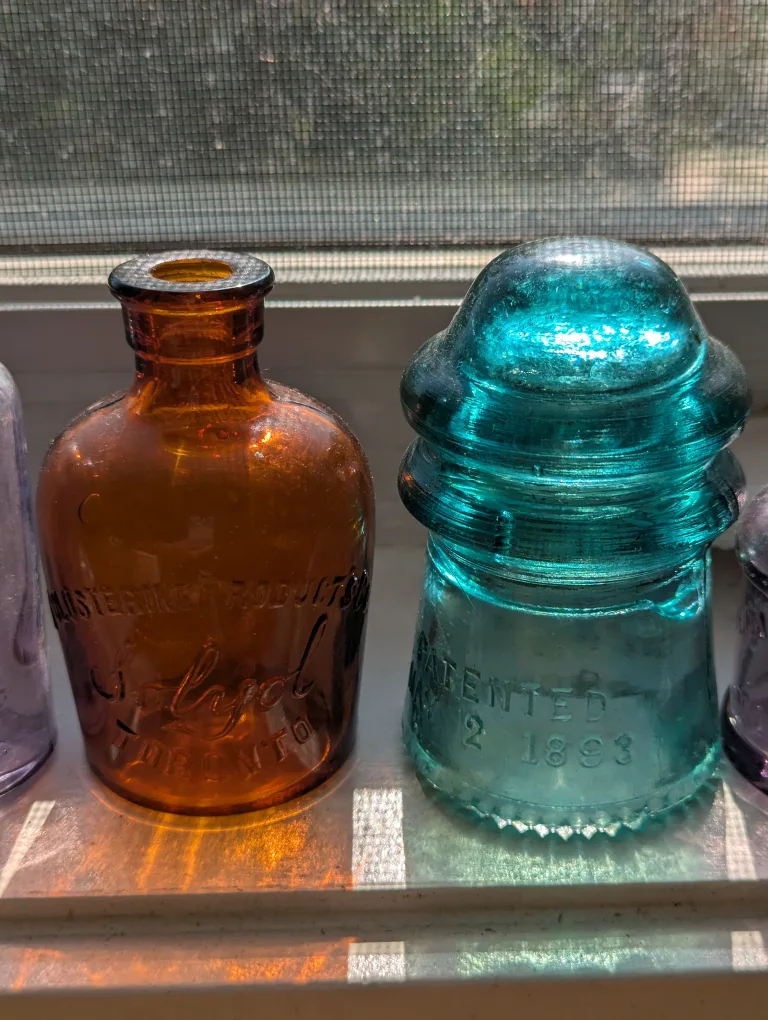 Antique Glass Bottles Collection $7 or $50 for all image indicator(6)