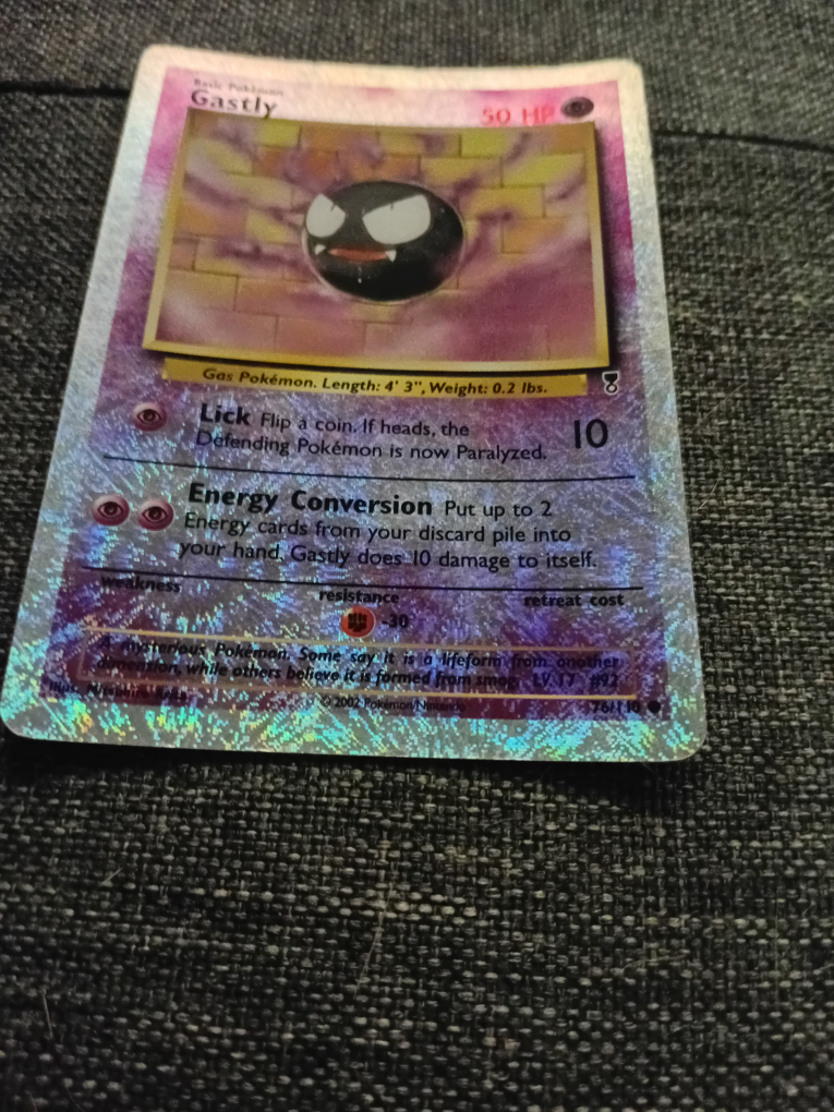 Original Gastly Pokemon Card - photo 3