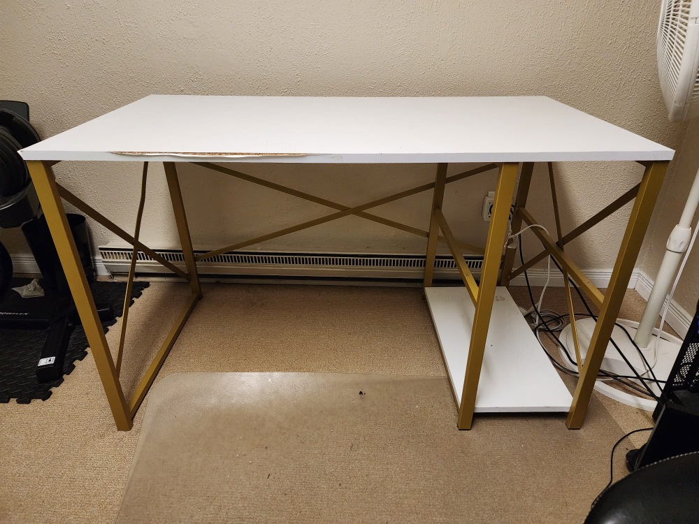 White & Gold Desk - photo 3