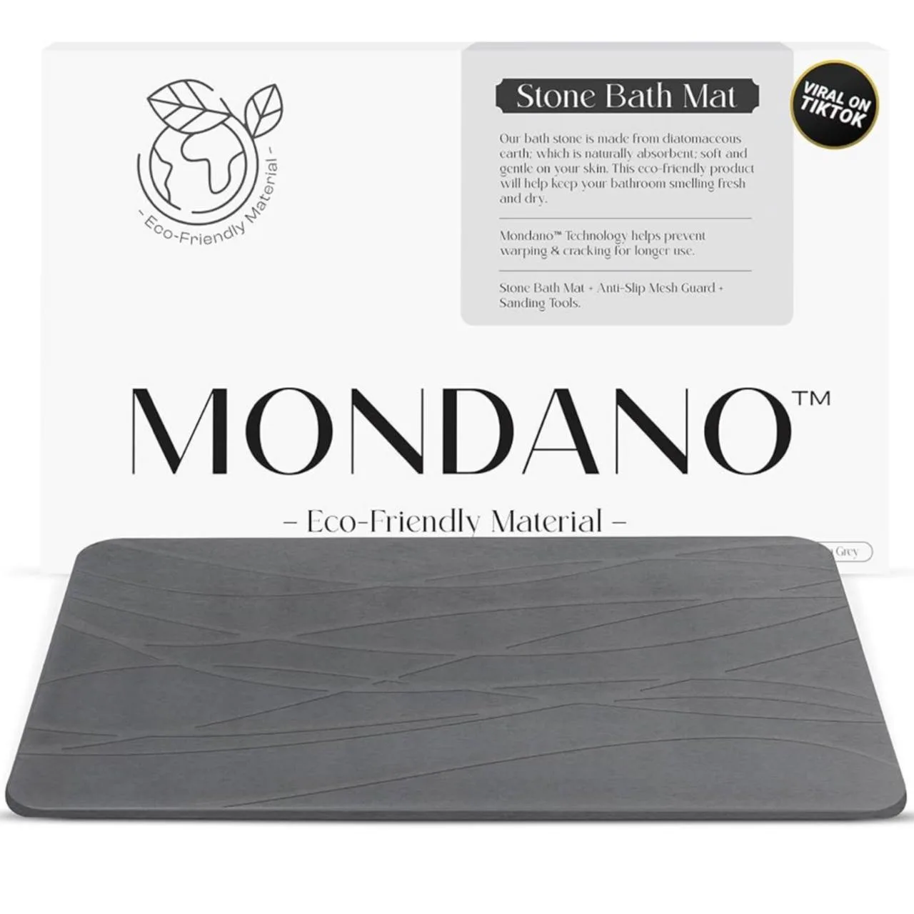 Mondano Bath Mat – Graphite thumbnail