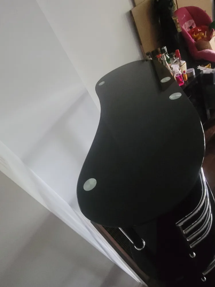 Black Glass Bar Table image indicator(5)