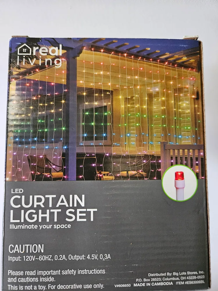 Real Living LED Curtain Light LGBTQ thumbnail
