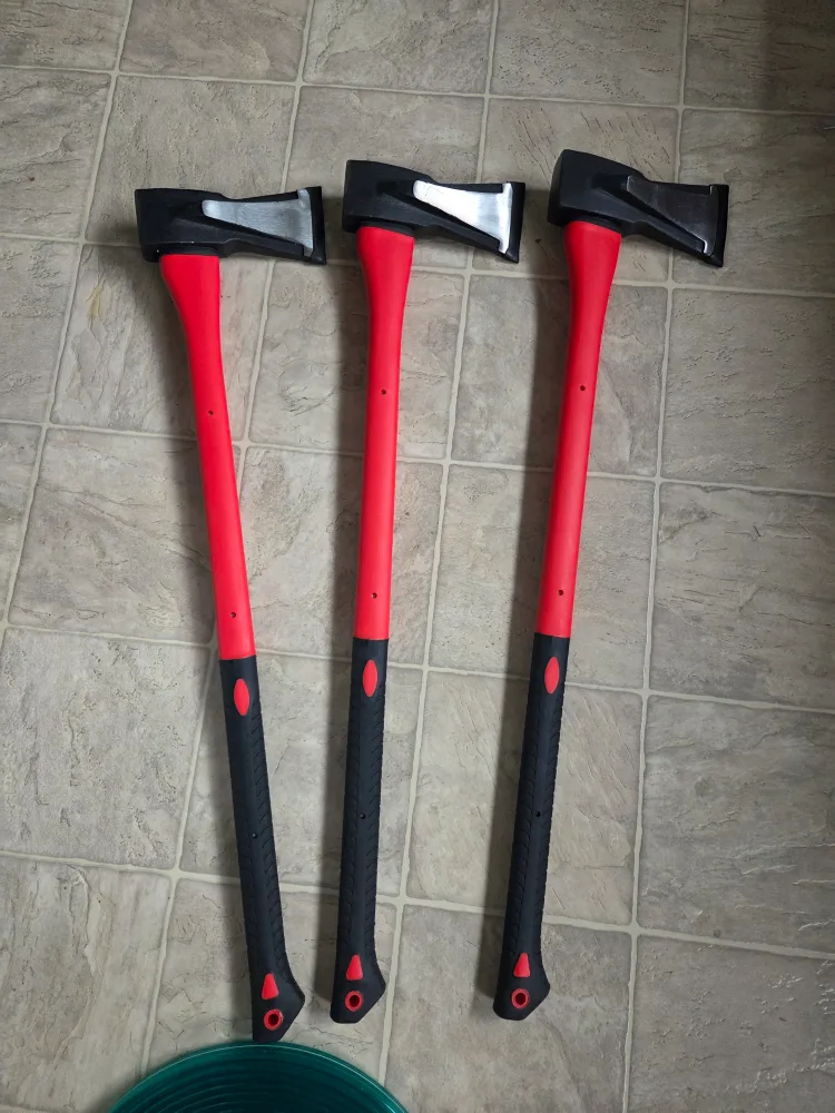 6 Brand New 6 lb Splitting Maul - with Fiberglass Handle thumbnail