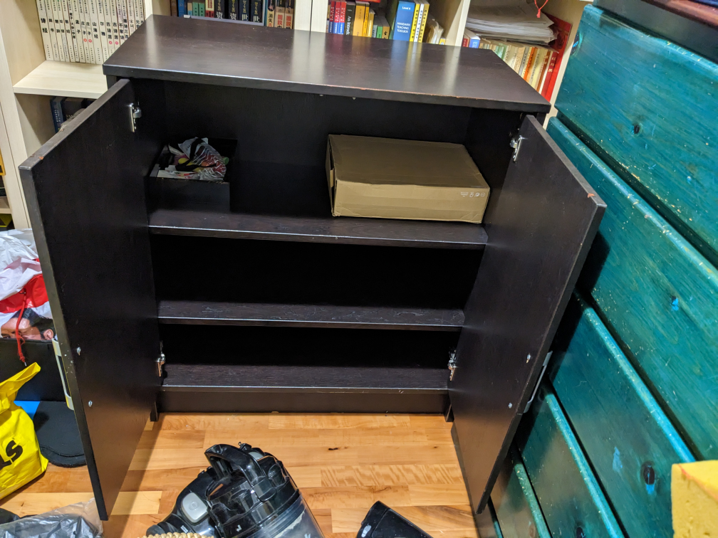 Dark brown wooden cupboard💚 - photo 5