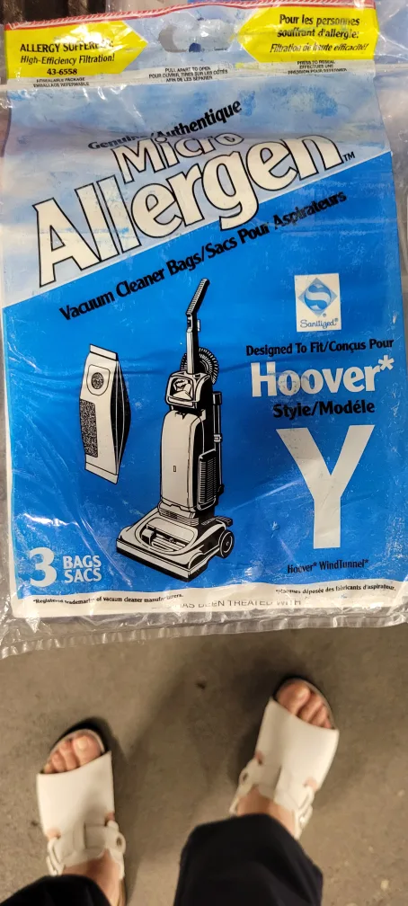 Hoover Y Style Allergen Vacuum Bags - 3 Pack image indicator(2)