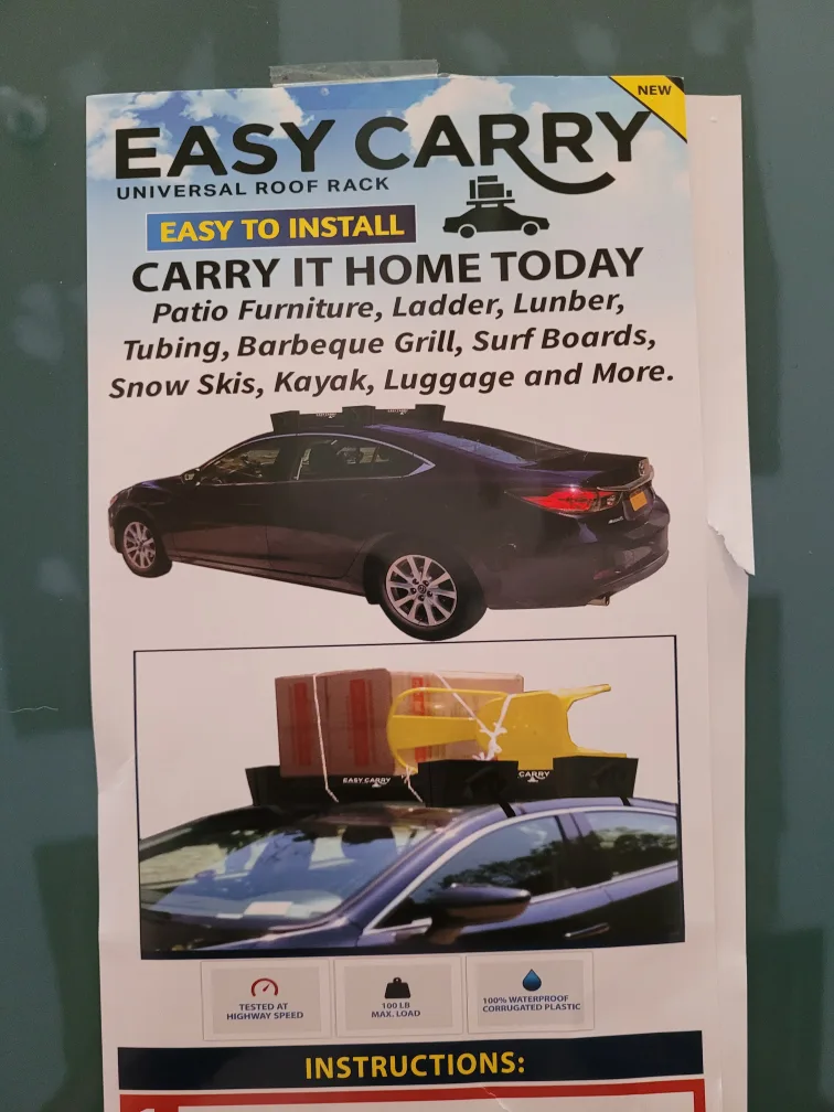 Easy Carry Universal Roof Rack - New thumbnail