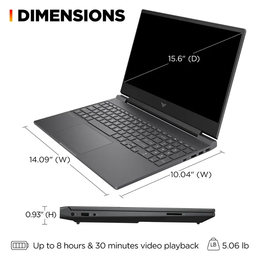 HP Victus 15.6" Full HD Gaming Laptop - photo 3