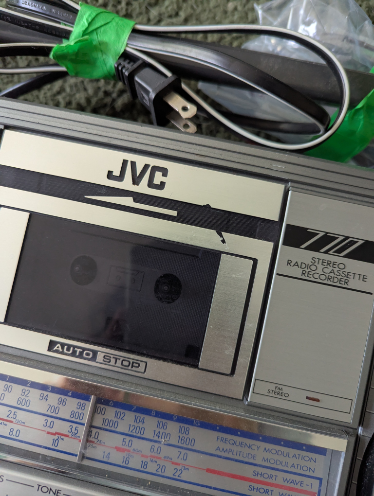 Vintage JVC RC-770C Stereo Radio Cassette Recorder Boombox - photo 4