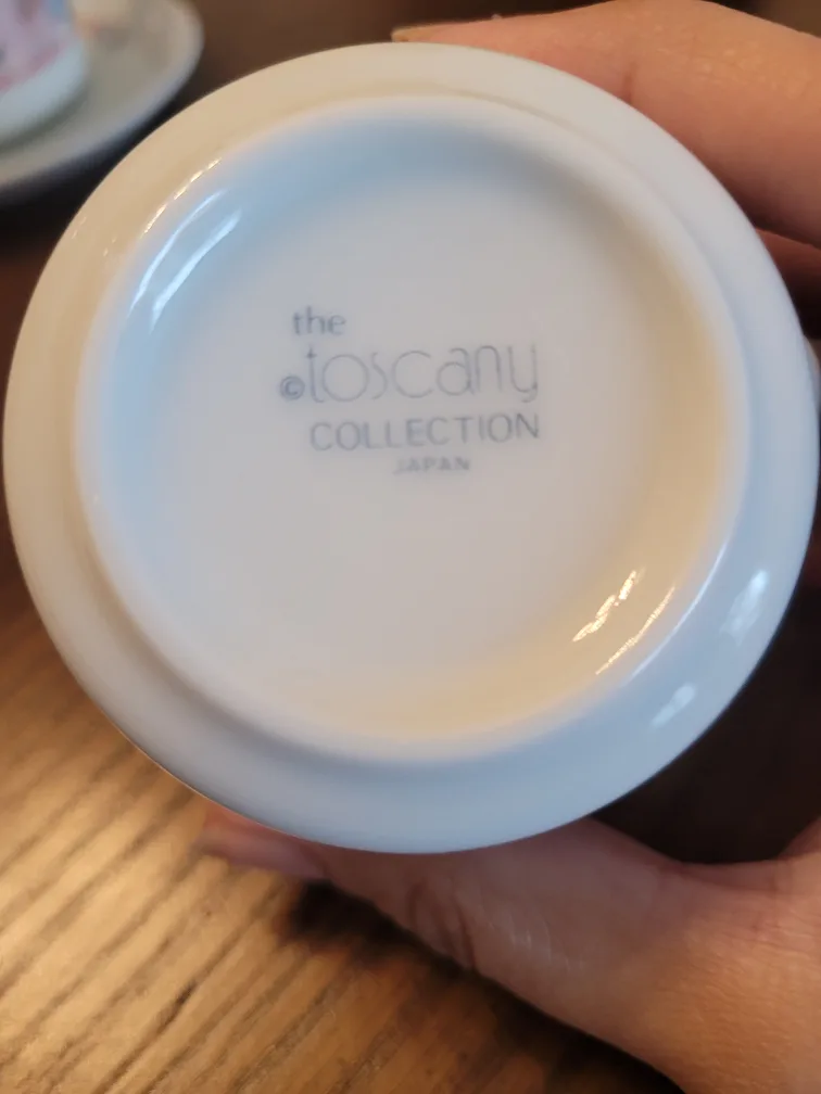 Vintage/ Souveneir / Toscany cup set image indicator(2)