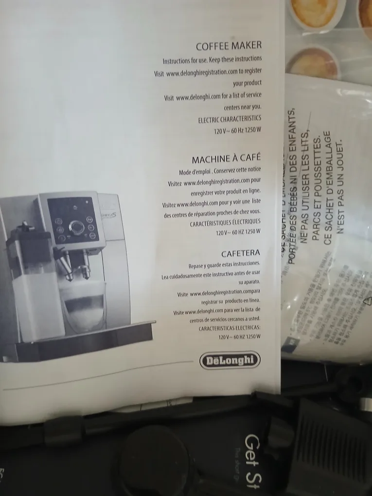 Used lightly De'Longhi Magnifica Smart Espresso,Cappuccino Maker image indicator(8)
