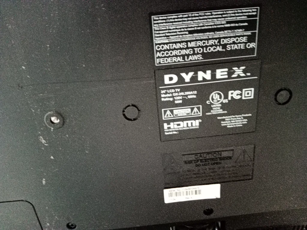 Dynex 24" LED TV - Model DX-24L200A12 image indicator(3)