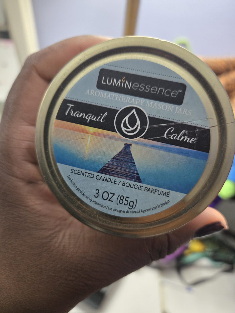 LUMINESSENCE Tranquil Aromatherapy Mason Jar Candle