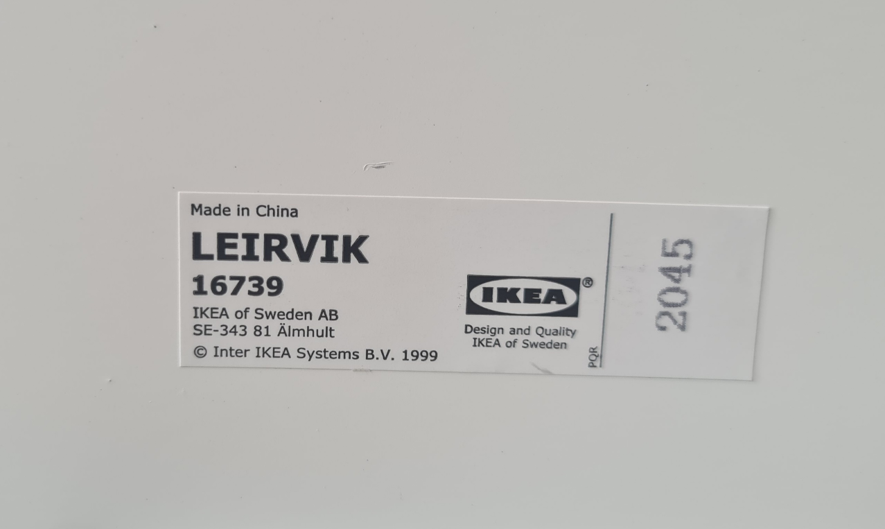 IKEA Leirvik White Metal Bed Frame + bed base - photo 5