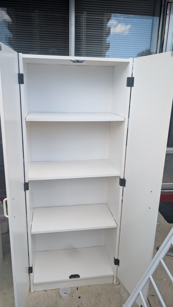 White Wardrobe Cabinet - photo 2