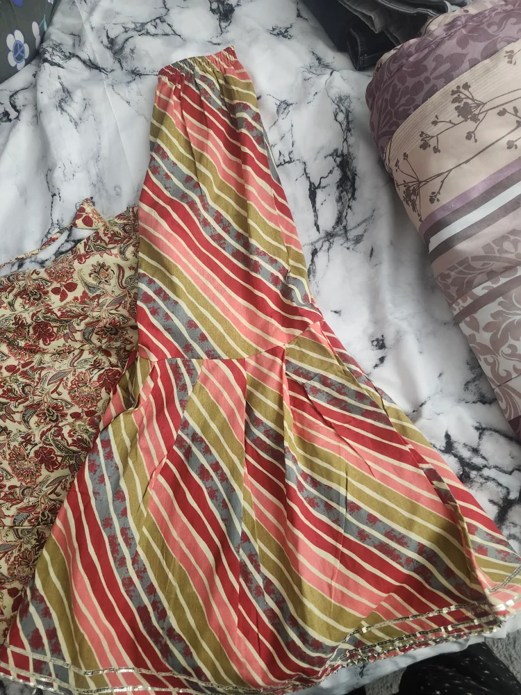 🌸 Girls 8–10: Cute Kurti + Sharara Set – $15! 🌸 image indicator(2)