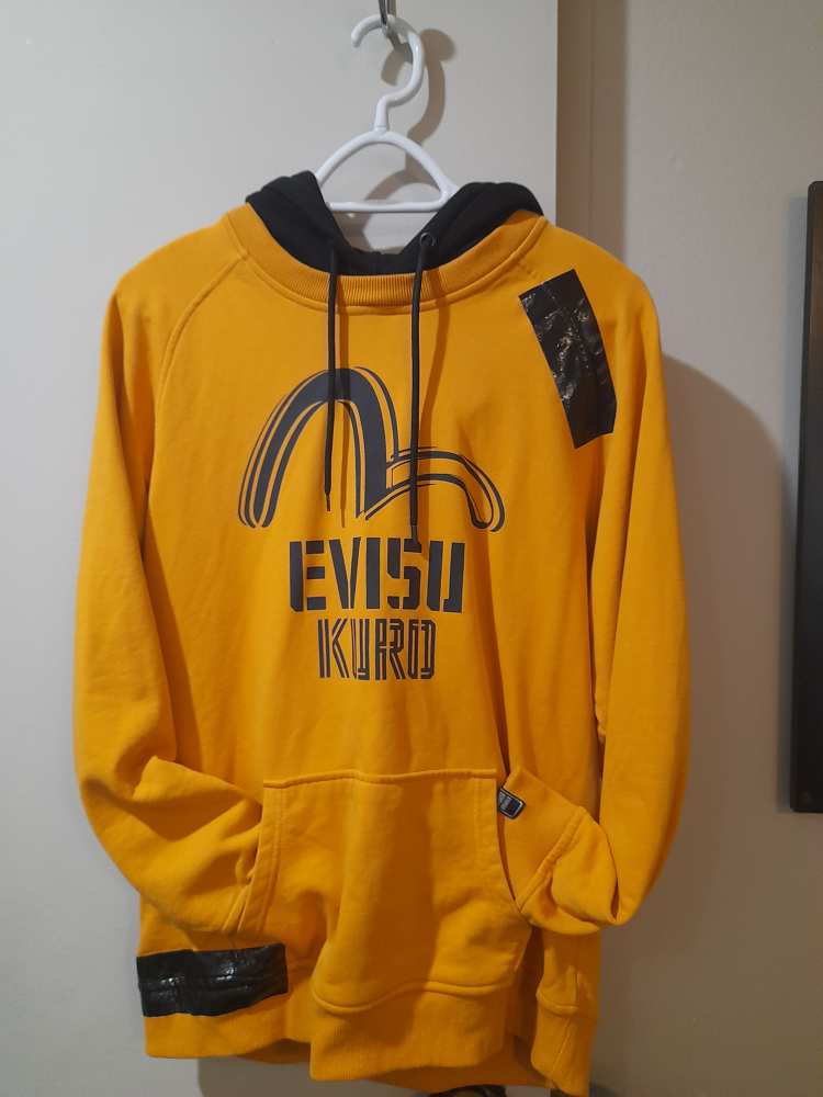 EVISU Kuro Yellow Hoodie