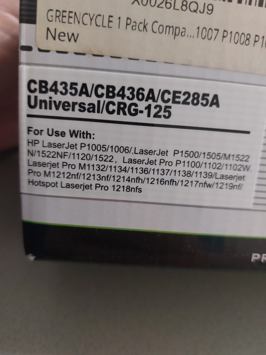 Greencycle toner CB 435, 436 abd CE 285 - photo 2