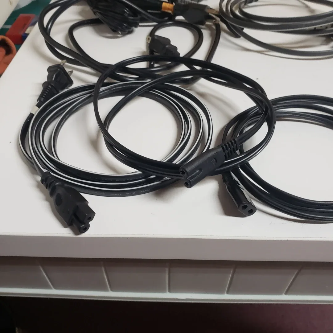 Assorted Cable box Power Cords image indicator(6)