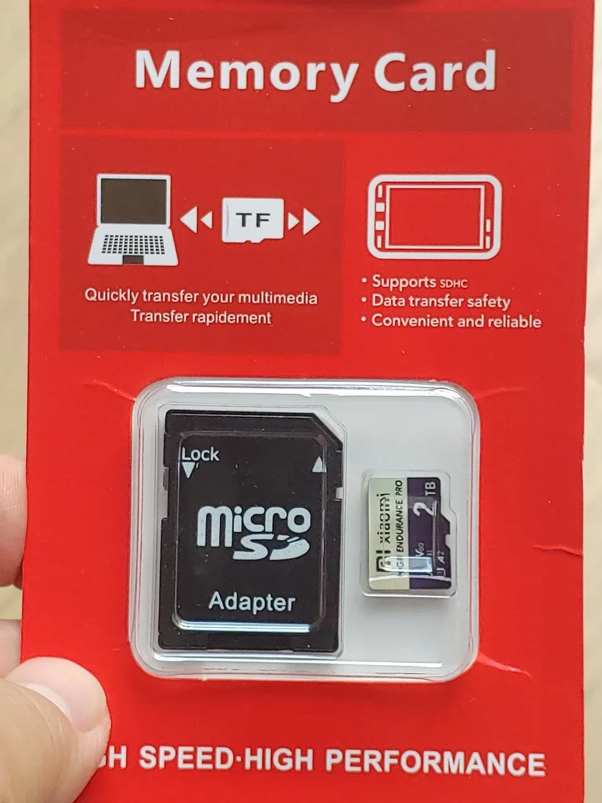 2TB MicroSD Card TF Card Memory Card w SD Adapter image indicator(2)