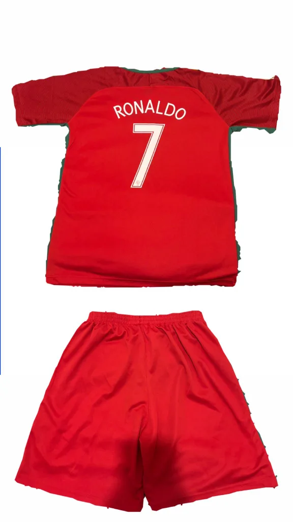 Portugal Ronaldo #7 Soccer Jersey & Shorts Set image indicator(2)