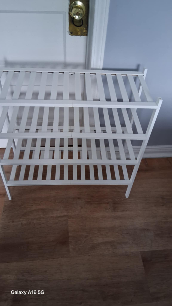 New NATURAL BAMBOO SHOES RACK
