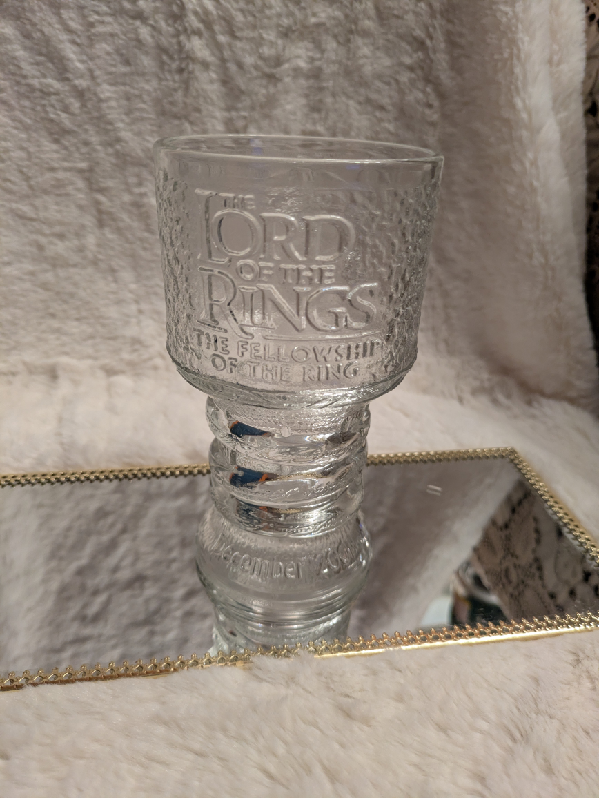 Lord of the Rings Fellowship Glass
