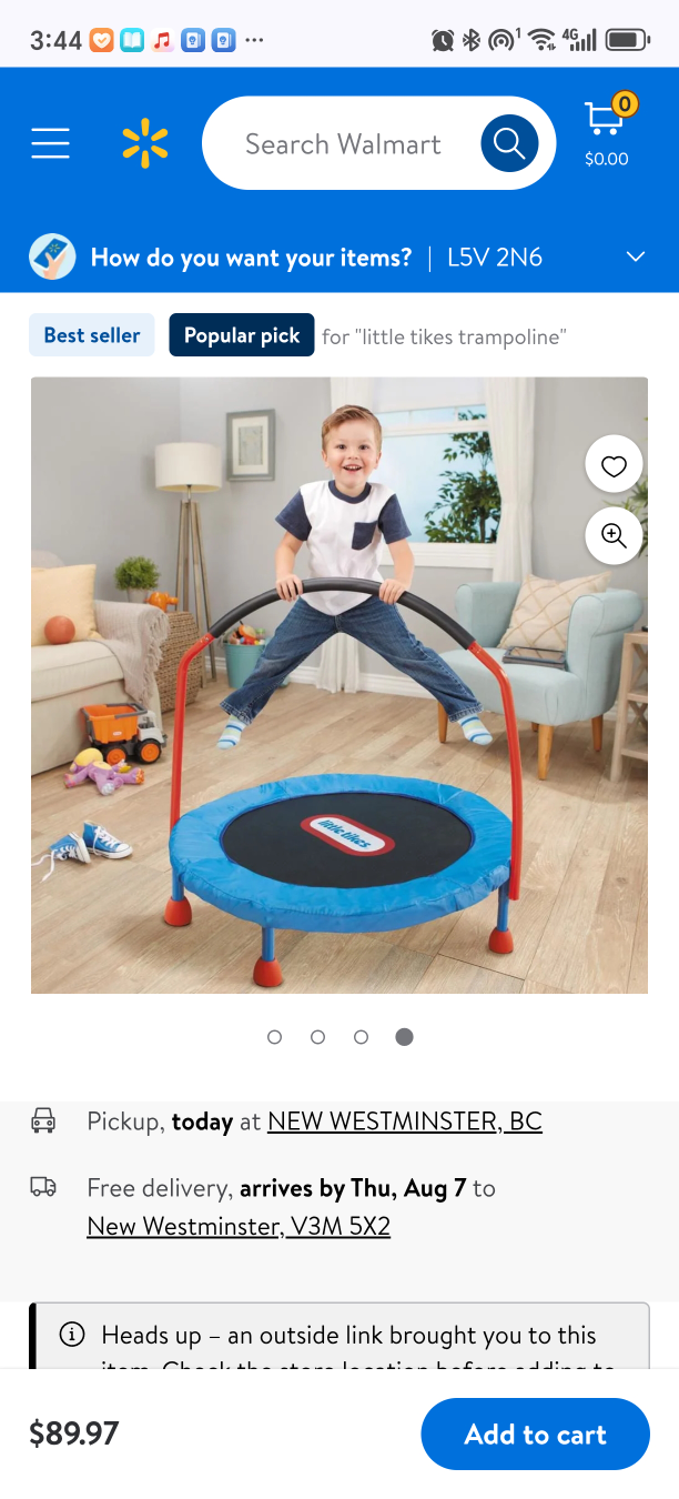Little Tikes 3-ft Trampoline - photo 3