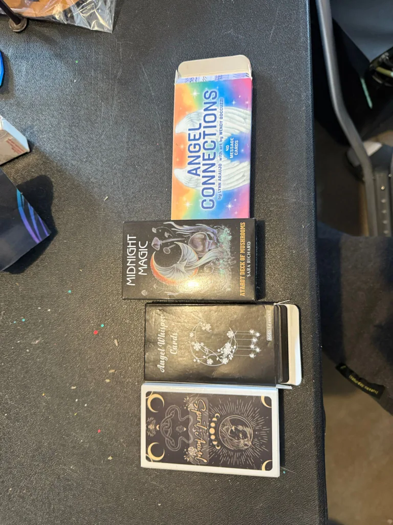 Tarot Card Decks: Angel Connections, Midnight Magic thumbnail