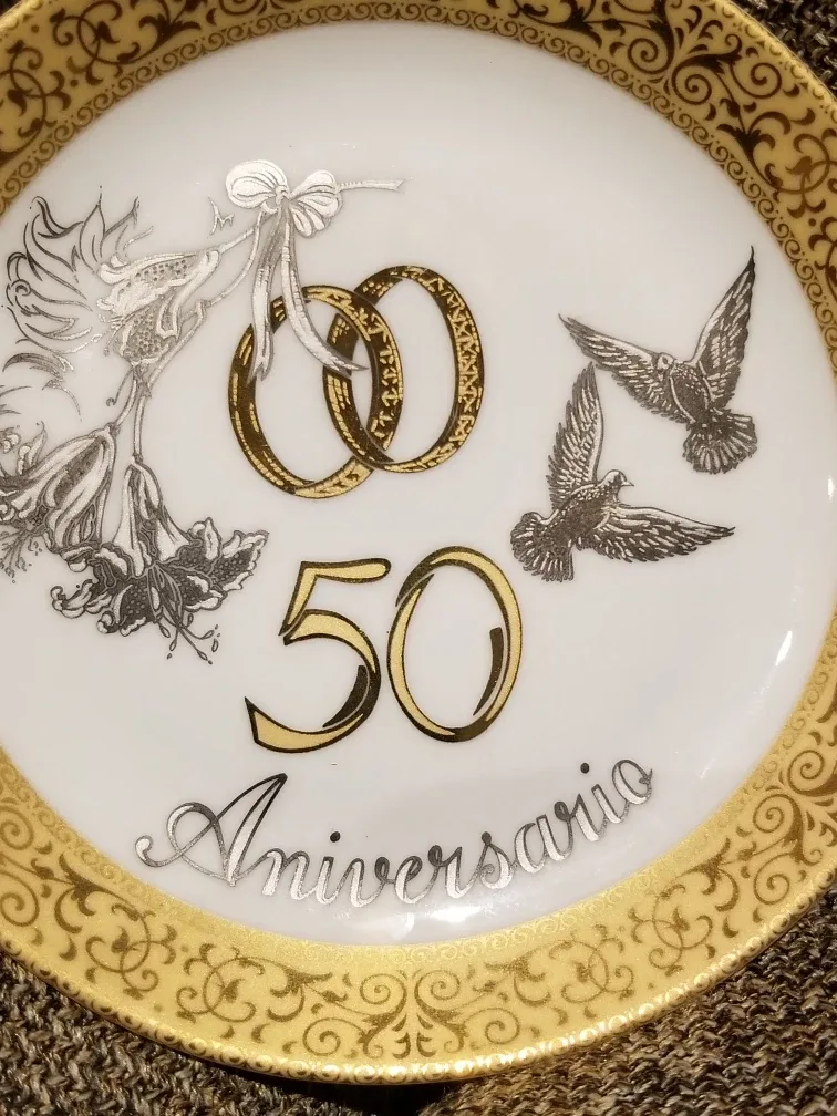 Limoges France 50 Aniversario Plate China image indicator(4)