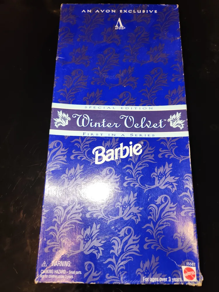 1995 Avon Winter Velvet First Series African Barbie thumbnail