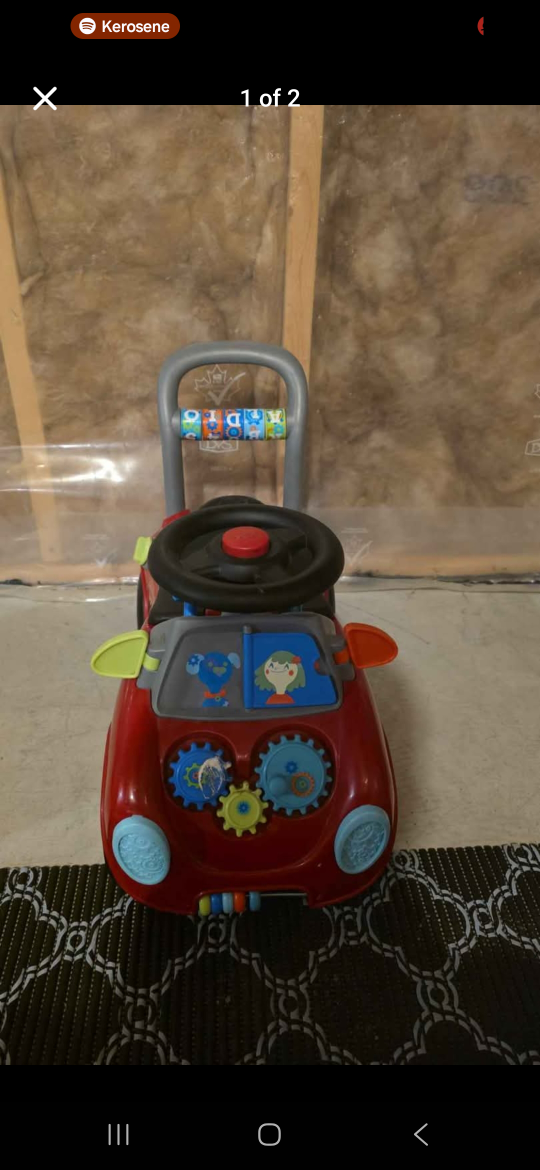 Chicco Red Car Walker